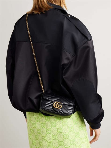 gucci marmont quilted logo-jacquard multi color leather shoulder bag|gucci marmont handbags.